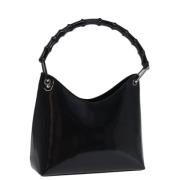 Pre-owned Coated canvas handbags Gucci Vintage , Black , Dames