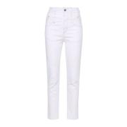 Witte Skinny High Waist Jeans Isabel Marant , White , Dames