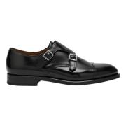 Lage Veterschoenen Doucal's , Black , Heren