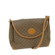 Pre-owned Leather gucci-bags Gucci Vintage , Beige , Dames