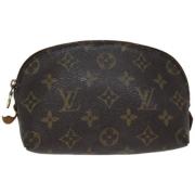 Pre-owned Canvas pouches Louis Vuitton Vintage , Brown , Dames