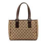 Pre-owned Leather gucci-bags Gucci Vintage , Brown , Dames