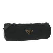 Pre-owned Nylon pouches Prada Vintage , Black , Dames