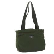 Pre-owned Nylon prada-bags Prada Vintage , Green , Dames