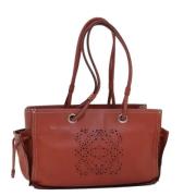 Pre-owned Leather totes Loewe Pre-owned , Orange , Dames