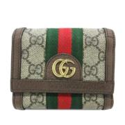 Pre-owned Leather wallets Gucci Vintage , Multicolor , Dames