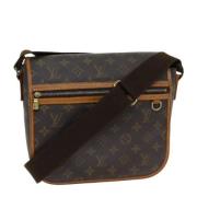 Pre-owned Canvas shoulder-bags Louis Vuitton Vintage , Brown , Dames