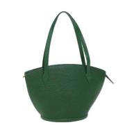 Pre-owned Leather louis-vuitton-bags Louis Vuitton Vintage , Green , D...