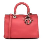 Pre-owned Leather dior-bags Dior Vintage , Pink , Dames