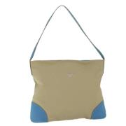 Pre-owned Canvas prada-bags Prada Vintage , Beige , Dames