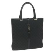 Pre-owned Canvas handbags Gucci Vintage , Black , Dames