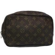 Pre-owned Canvas clutches Louis Vuitton Vintage , Brown , Dames