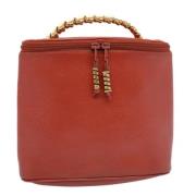 Pre-owned Leather handbags Loewe Pre-owned , Orange , Dames