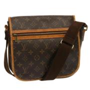 Pre-owned Canvas shoulder-bags Louis Vuitton Vintage , Brown , Dames