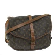 Pre-owned Canvas louis-vuitton-bags Louis Vuitton Vintage , Brown , Da...