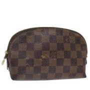 Pre-owned Canvas pouches Louis Vuitton Vintage , Brown , Dames