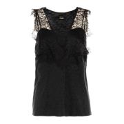 Elegante Zwarte Top Outlet Prijs Pinko , Black , Dames