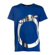 Stijlvolle T-Shirt Collectie voor Mannen Trussardi , Blue , Heren