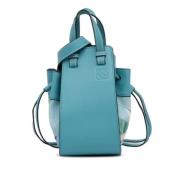 Pre-owned Leather shoulder-bags Loewe Pre-owned , Blue , Dames