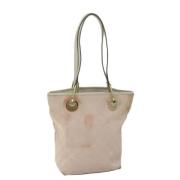 Pre-owned Canvas totes Gucci Vintage , Pink , Dames