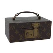 Pre-owned Canvas pouches Louis Vuitton Vintage , Brown , Dames