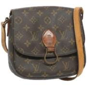 Pre-owned Canvas shoulder-bags Louis Vuitton Vintage , Brown , Dames