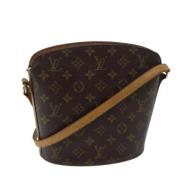 Pre-owned Canvas shoulder-bags Louis Vuitton Vintage , Brown , Dames