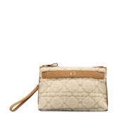 Pre-owned Leather dior-bags Dior Vintage , Beige , Dames