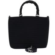 Pre-owned Nylon handbags Gucci Vintage , Black , Dames