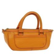 Pre-owned Leather louis-vuitton-bags Louis Vuitton Vintage , Orange , ...