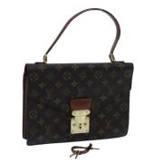 Pre-owned Canvas handbags Louis Vuitton Vintage , Brown , Dames