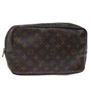 Pre-owned Canvas clutches Louis Vuitton Vintage , Brown , Dames