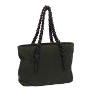 Pre-owned Nylon handbags Prada Vintage , Green , Dames