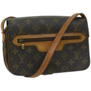 Pre-owned Canvas shoulder-bags Louis Vuitton Vintage , Brown , Dames