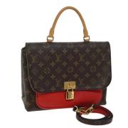 Pre-owned Canvas handbags Louis Vuitton Vintage , Brown , Dames