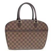 Pre-owned Canvas handbags Louis Vuitton Vintage , Brown , Dames