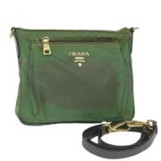 Pre-owned Nylon prada-bags Prada Vintage , Green , Dames