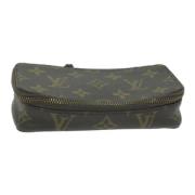 Pre-owned Canvas pouches Louis Vuitton Vintage , Brown , Dames