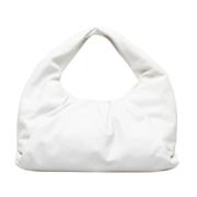 Pre-owned Leather shoulder-bags Bottega Veneta Vintage , White , Dames