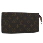 Pre-owned Canvas pouches Louis Vuitton Vintage , Brown , Dames