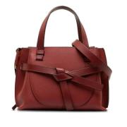 Pre-owned Leather handbags Loewe Pre-owned , Red , Dames