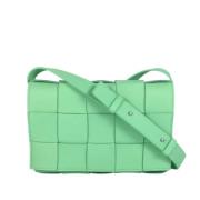 Pre-owned Leather crossbody-bags Bottega Veneta Vintage , Green , Dame...