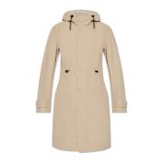 Jas met capuchon Burberry , Beige , Dames