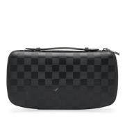 Pre-owned Canvas wallets Louis Vuitton Vintage , Black , Dames