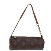 Pre-owned Canvas pouches Louis Vuitton Vintage , Brown , Dames