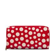 Pre-owned Canvas wallets Louis Vuitton Vintage , Red , Dames