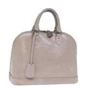 Pre-owned Leather handbags Louis Vuitton Vintage , Gray , Dames