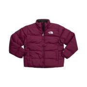 Omkeerbare jas met capuchon The North Face , Red , Heren