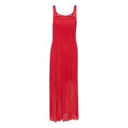 Rode Maxi Jurk Messigz Haute Gestuz , Red , Dames