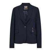 Slim-Fit Blazer Salute Navy MOS Mosh , Blue , Dames